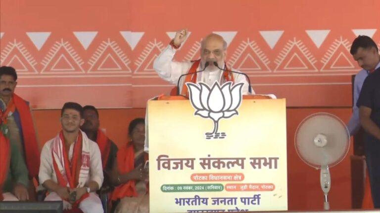 Centre like high tension line transmitting prosperity, JMM government ‘burnt transformer’: Amit Shah in Jharkhand