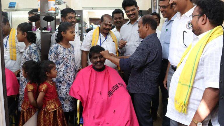 Free salon for persons with disabilities inaugurated in Vellore