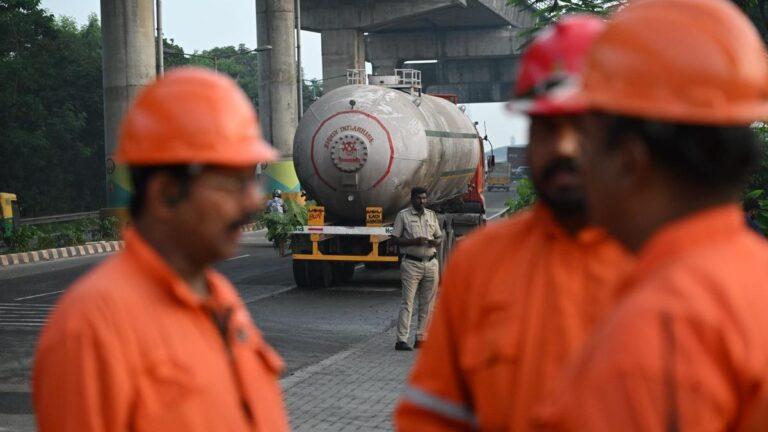 Bullet tanker carrying liquid propylene overturns in Kochi in Kerala, lifted after hours of effort