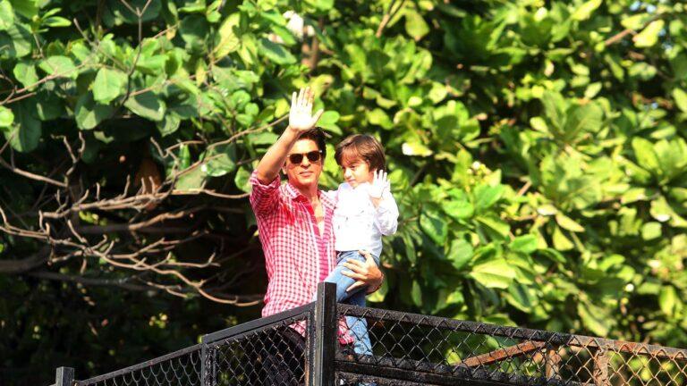 Shah Rukh Khan attends AbRam’s school annual day; Kareena, Saif cheer Jeh