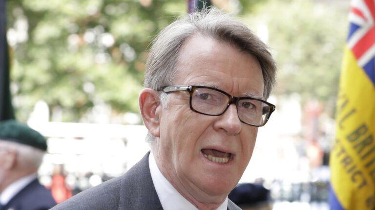 Veteran Labour politician Peter Mandelson named U.K. ambassador to the U.S.